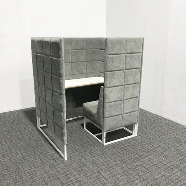 個別ブース アスプルンド ワークプラス ベースドウィズ 引出し無 グレー