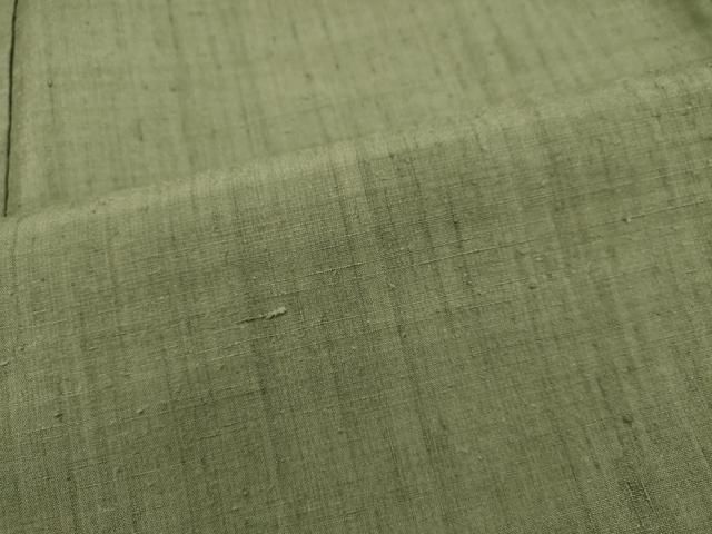 平和屋着物○結城紬 老竹色 正絹 逸品 DAAR4468tw - メルカリ 