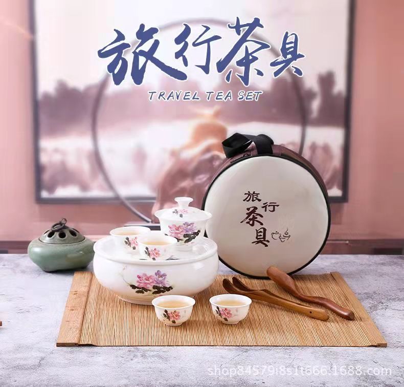 中国茶 茶器 茶盤 茶挟みセット - 食器