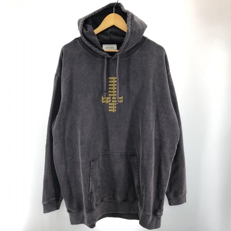 【中古】MAYO ロゴプリント パーカー サイズ表記なし[91]