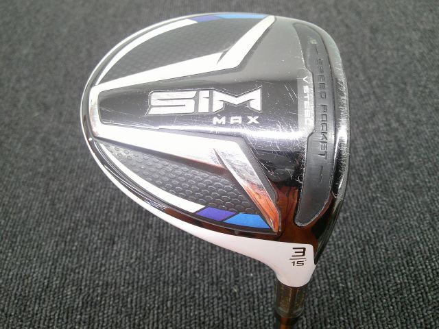 中古 フェアウェイウッド テーラーメイド SIM MAX/TENSEI BLUE TM 50(JP)/S/15[9710]松山店