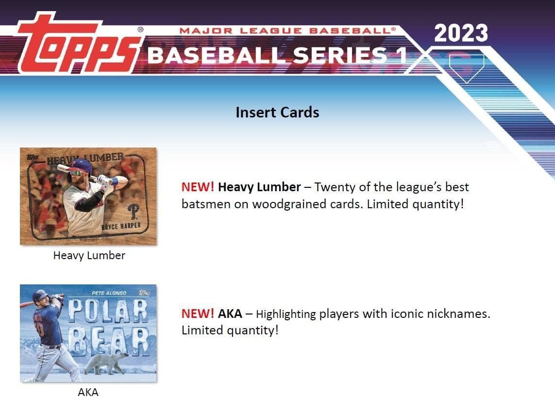 MLB 2023 Topps Series 1 Baseball Card Blaster Box トップス