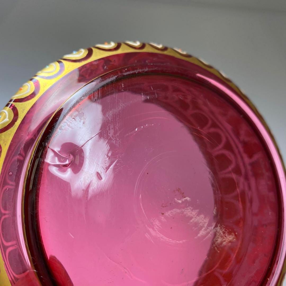 オールド　ベネチアグラス　ボウル　幅約11㎝　東Y6-0910☆1Fタサチ オールド ベネチアグラス ボウル 幅約11㎝ 東Y6-0910☆1Fタサチ