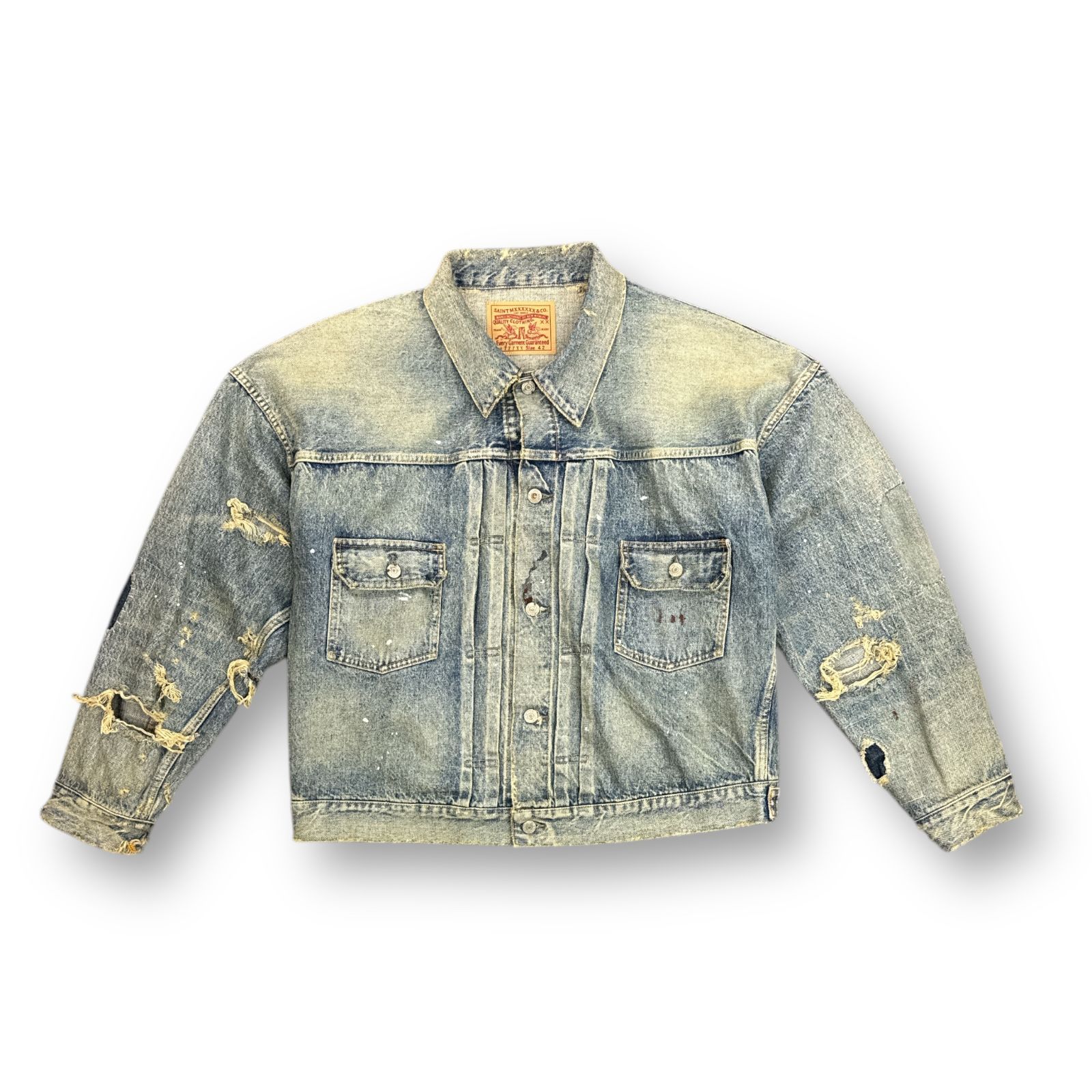 SAINT MICHAEL × BerBerJin 23AW BJ_DENIM JACKET/DAMAGE デニム 