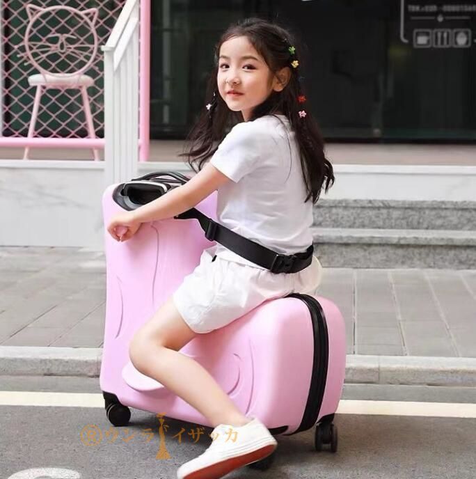 乗れるスーツケース子どもが乗れるキッズキャリー子供子供用キャリーバッグキャリーケーススーツケース子供乗れる乗れるキャリー