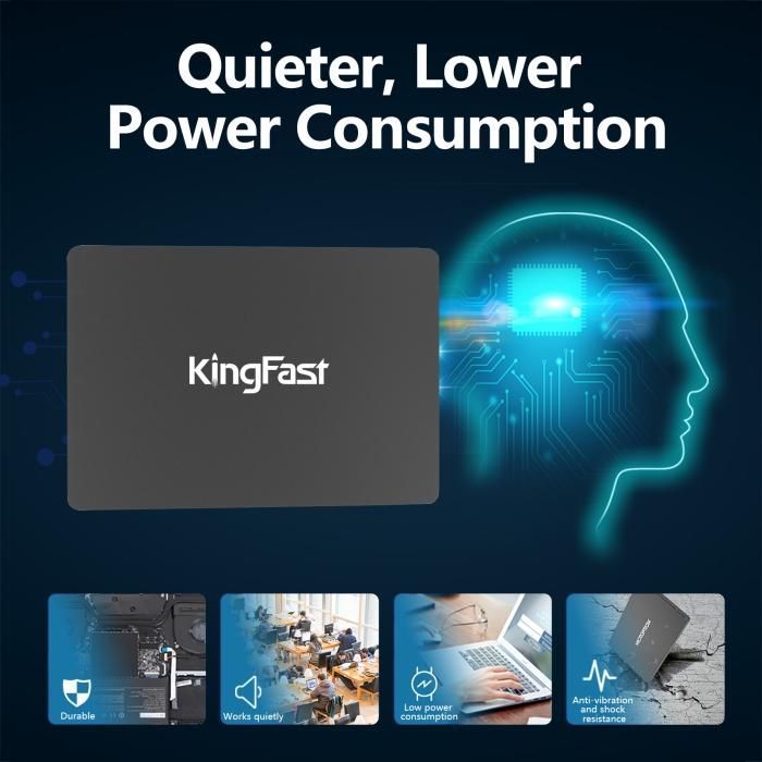 通常便なら送料無料 Kingfast 256GB SSD 内蔵SSD 2.5インチ 7mm