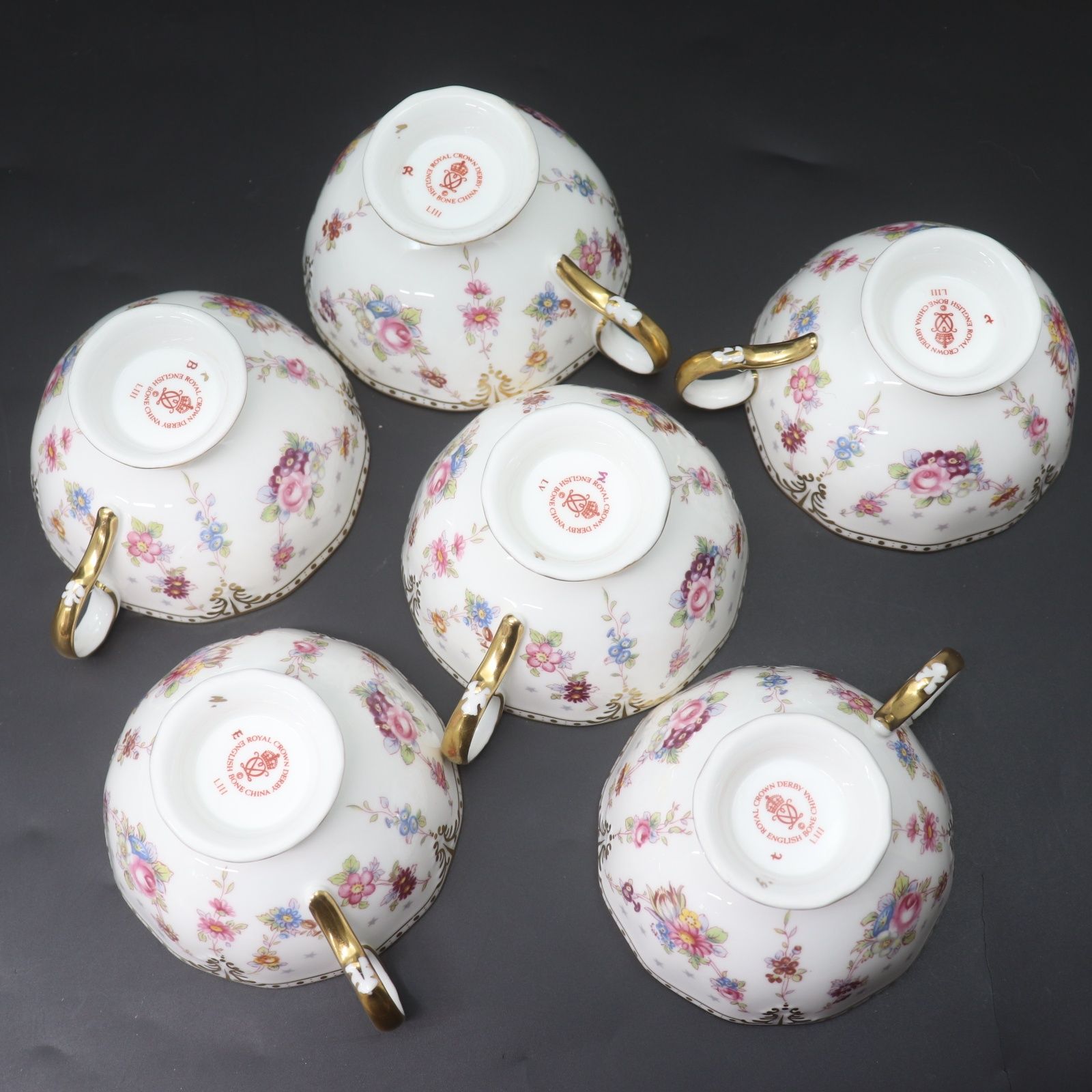 Royal Crown Derby Lombardy プレート 6枚