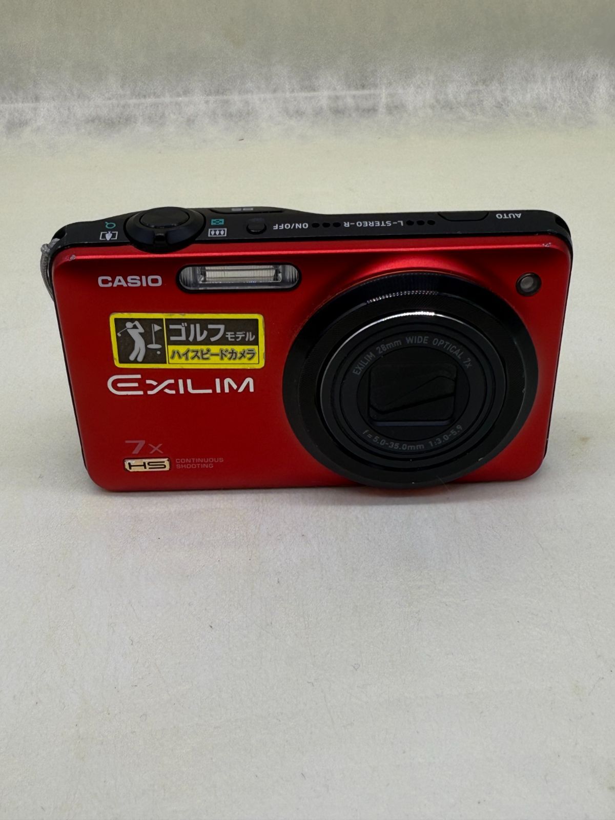 CASIO EXILIM EX-FC200S レッド ゴルフカメラ #186 - メルカリ
