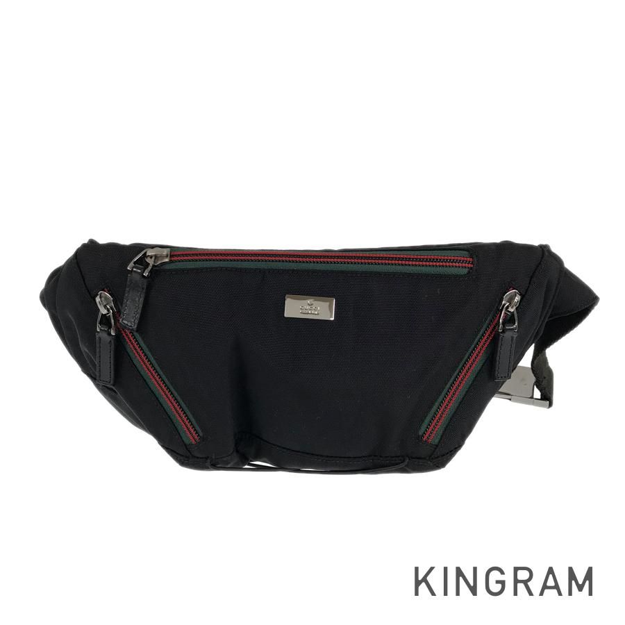 グッチ GUCCI シェリーライン 122350 ブラック キャンバス ボディ