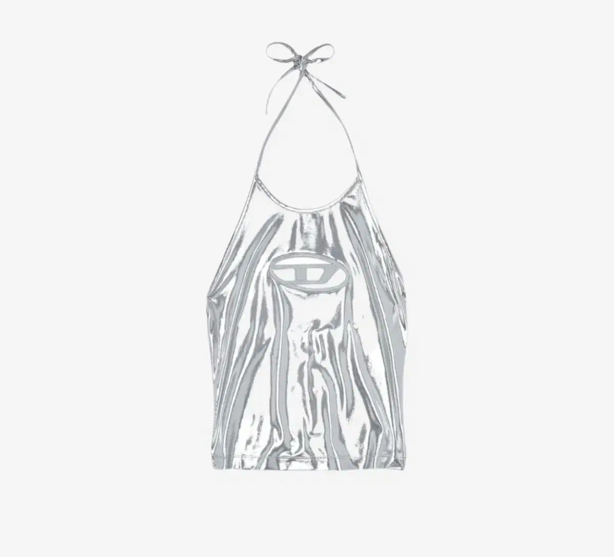 DIESEL ディーゼル T -サリラ- Od ロゴ タンクトップ シルバー