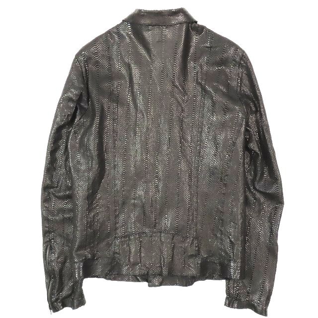 14ss Salvatore Santoro サルヴァトーレ サントロ パイソン型押し 