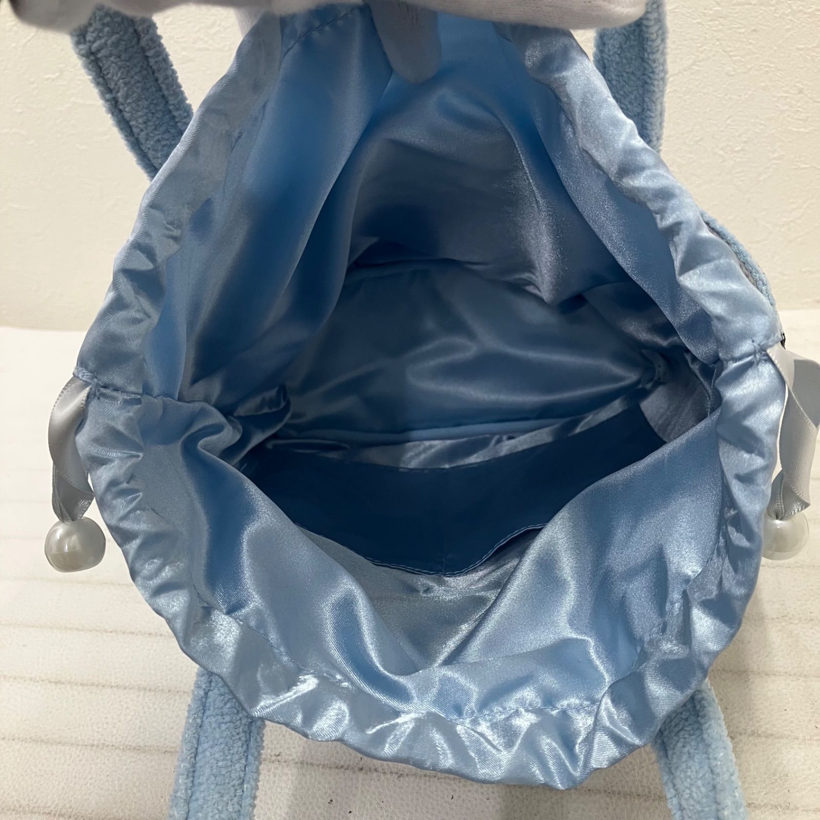 5418 美品 FEILER フェイラー ハンドバッグ 巾着バッグ スワンレイク 