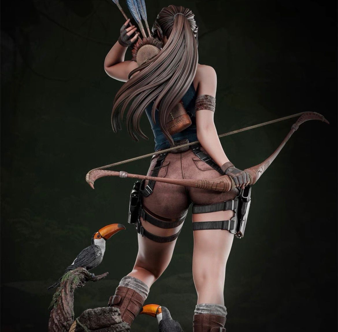 1/10 ガレージキット 未塗装 トゥームレイダー ララ?クラフト