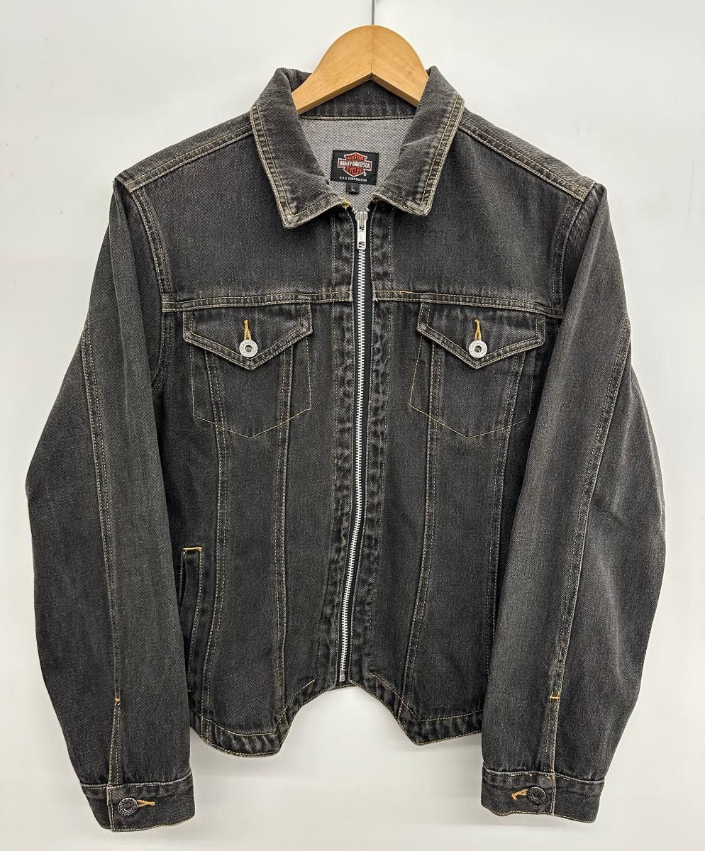 中古品】HARLEY-DAVIDSON ハーレーダビッドソン デニムジャケット L