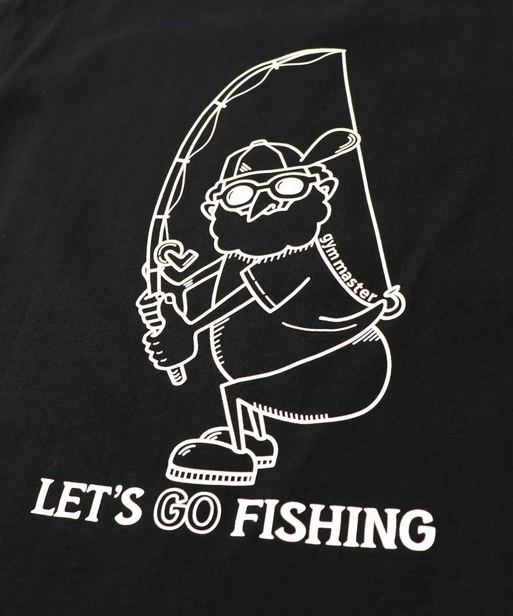 プリントTシャツ ジムマスター Gym Master レッツゴーフィッシングショートスリーブカットソー 半袖 7.4oz ( G321701 ) LET'S GO FISHING Tee バックプリント クルーネック カットソー メンズ 春夏スタイル