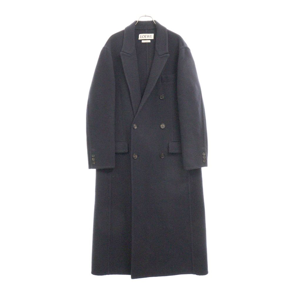 LOEWE (ロエベ) 17AW カシミヤ混 レザーパッチ付き ダブル