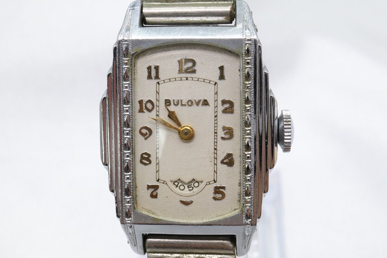激レア 状態〇 動作品 BULOVA ブローバ 戦前 1930年代 手巻 腕時計
