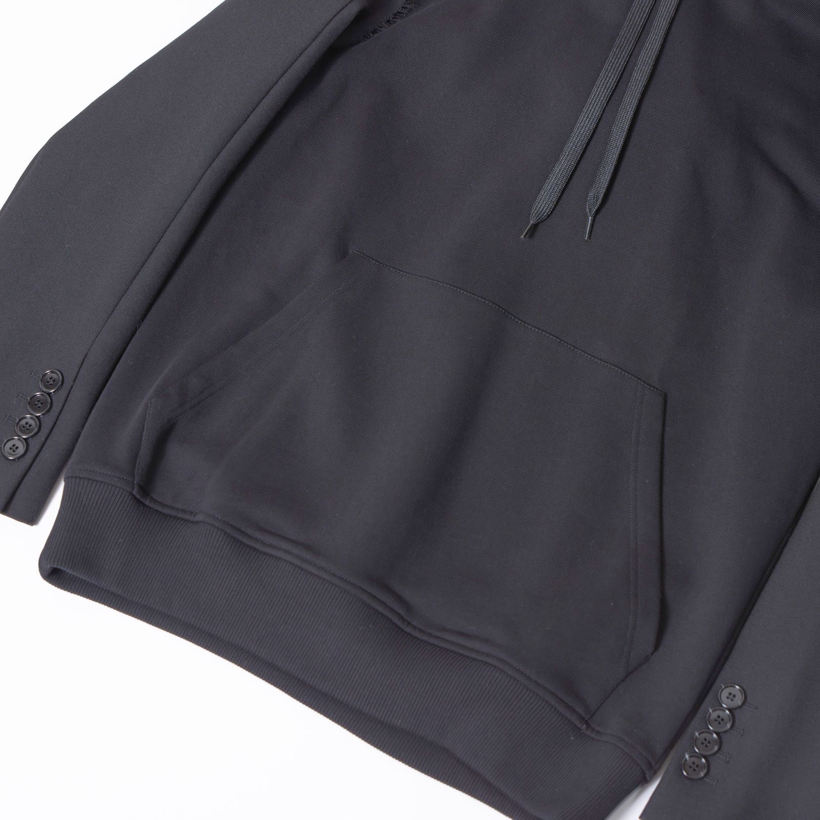 バーバリー BURBERRY パーカー 再構築 ドッキング ジャケットスリーブ