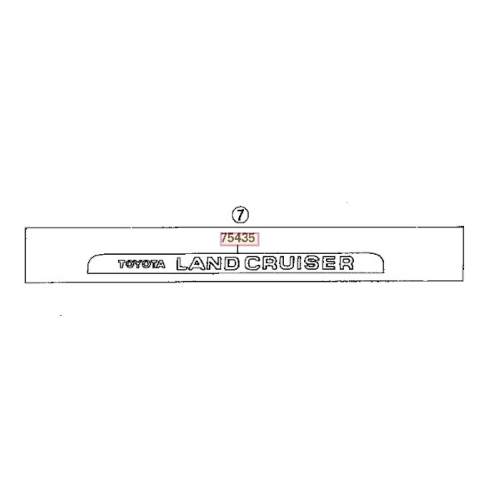 ☆新品未使用品☆ トヨタ 純正 80系 ランドクルーザー バックドア 