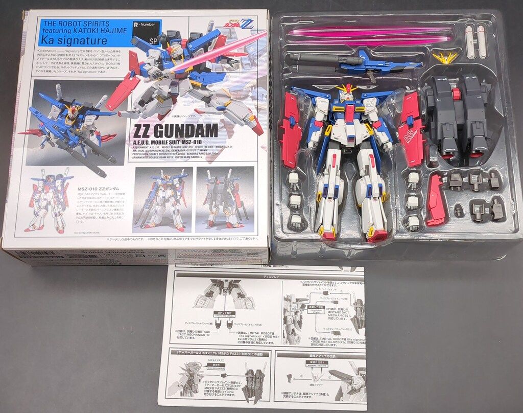 BANDAI SPIRITS ROBOT魂Ka signature 機動戦士ガンダムZZ 購入 ZZガンダム