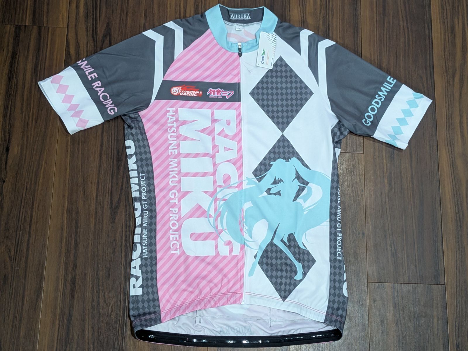 AURORA レーシングミク 2019 サイクルジャージ L 初音ミク 自転車 BRIGHTFACE_UK