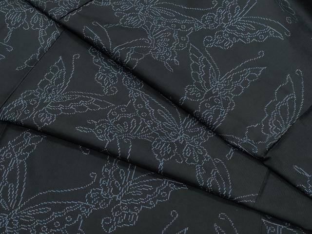 しまさき 平和屋着物○本場大島紬 7マルキ 舞蝶文 正絹 逸品 CAAU9882vf - メルカリ