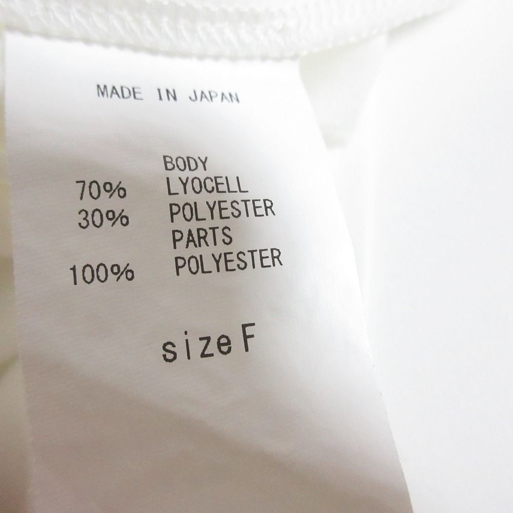 美品 22SS LOKITHO for PARIGOT ロキト パリゴ 別注 コード刺〓シアーTシャツ 半袖 カットソー LKC22SS-PRG1 F ホワイト レディース 古着 中古 美品 22SS LOKITHO for PARIGOT ロキト パリゴ 別注 コード刺繡