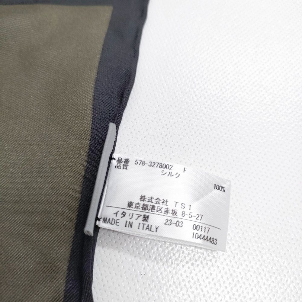 MARGARET HOWELL SILK TWILL SCARF 578-3278002 2023年 定価35200円  