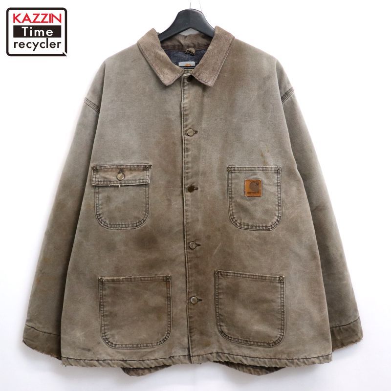 00s USA製 Carhartt 裏地ブランケット ミシガンチョアコート