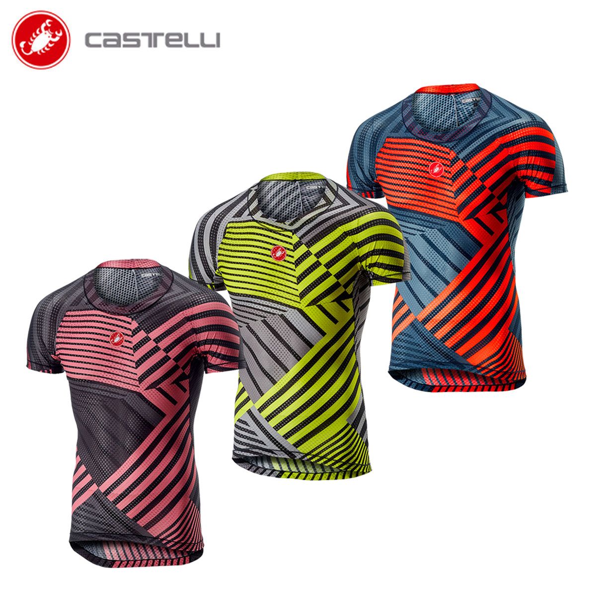 CASTELLI 19021 PRO MESH SHORT SLEEVE カステリ プロ メッシュ 半袖ベースレイヤー