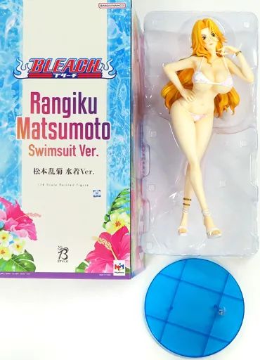新品未開封　スケールフィギュア　BLEACH 松本乱菊水着フィギュア Amazon | 国内 BLEACH 松本乱菊 水着 14スケール フィギュア