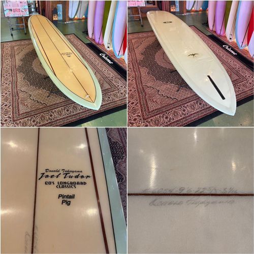 自宅配送OK】9'6 ドナルドタカヤマ ジョエルチューダー 60'sクラシックピンテール / Donald Takayama Joel  Tuodor60's Classic Pintail【大阪店】ロングボード - メルカリ