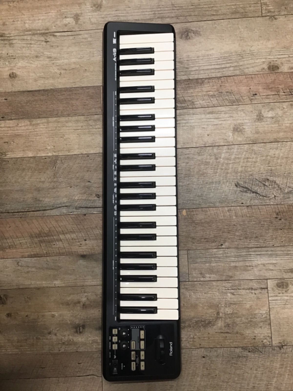 MUS3】 Roland A-49 BLACK MIDI キーボード コントローラー DTM