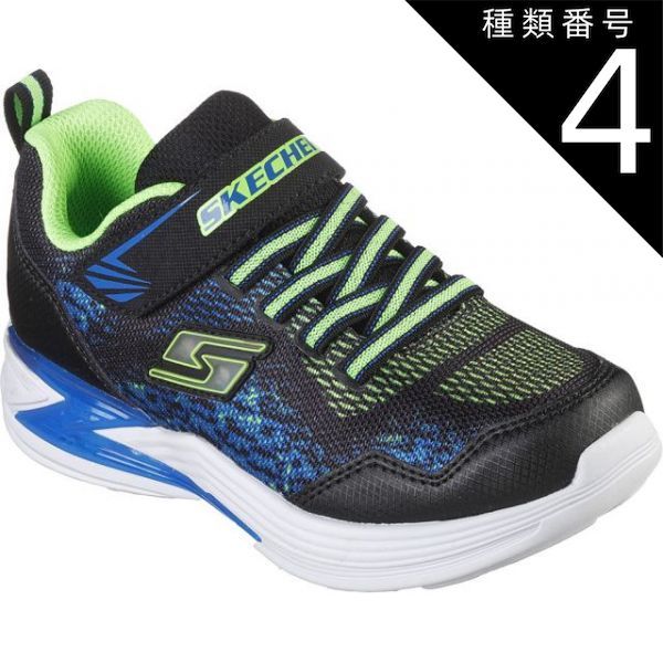 種類4:BBLM/18.0(0193113000842) Skechers(スケッチャーズ) 90563L 01ERUPTERS_III ｴﾙﾌﾟﾀｰｽﾞ3 ｼﾞｭﾆｱ ﾎﾞｰｲｽﾞ ERUPTERSIII カジュアルスニーカー