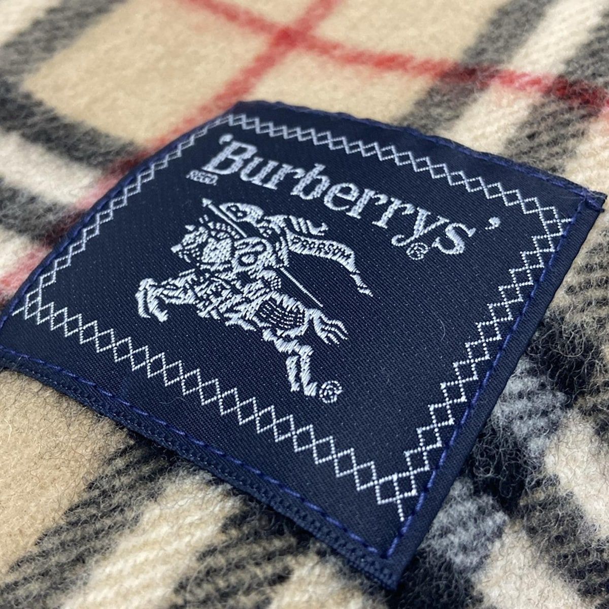Burberry's(バーバリーズ) ブランケット美品 - ベージュ×黒