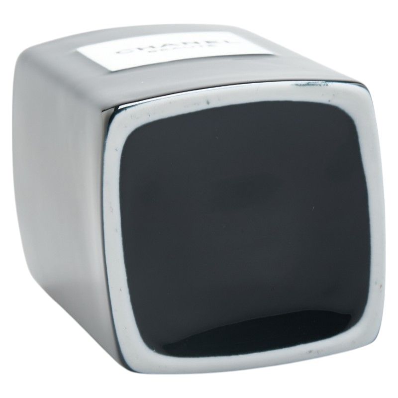 CHANEL　ブラシスタンド シャネル ロゴ ノベルティ ブラシスタンド ペン立て ブラック ホワイト