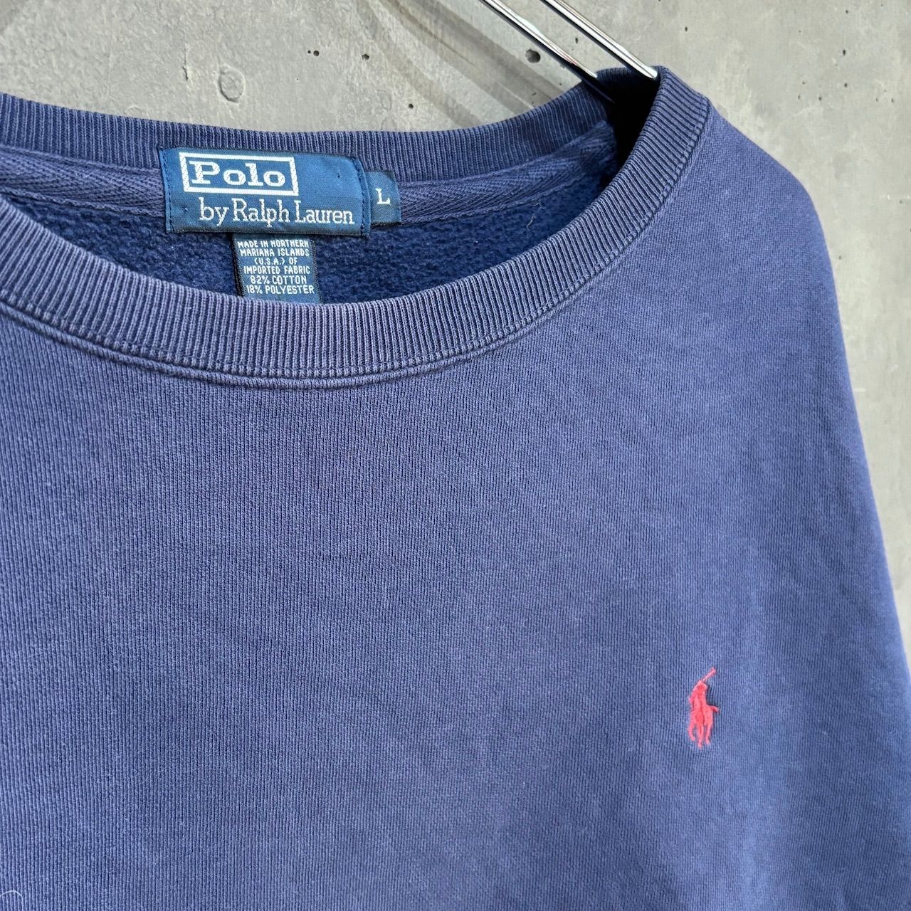 90〜2000s Polo by Ralph Lauren スウェットシャツ ネイビー