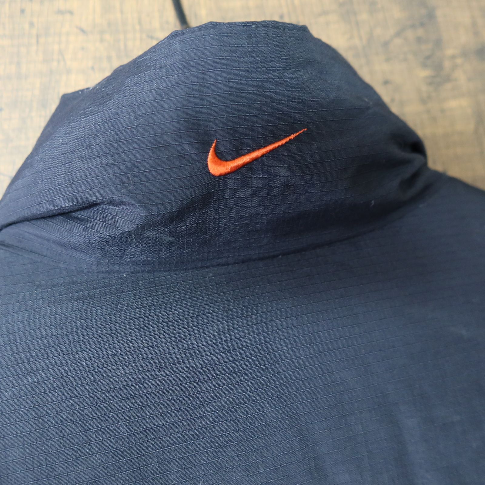 90s Vintage US古着☆NIKE ナイキ Down Jacket ダウンジャケット 銀 