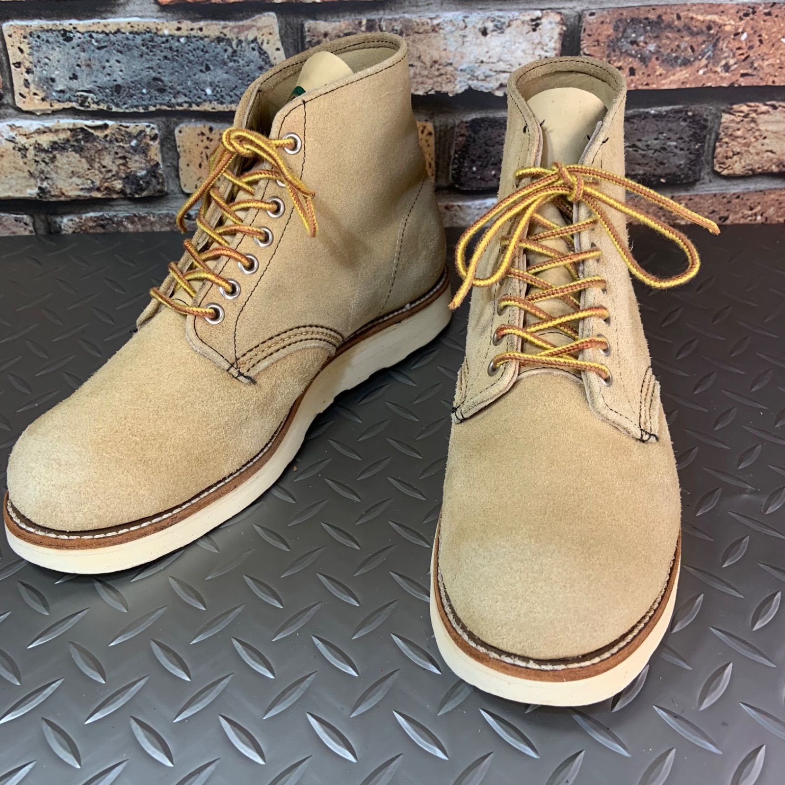 ☆REDWING 8167 半円犬タグ 1997年製 廃盤モデル US8E JP26㎝ レッド