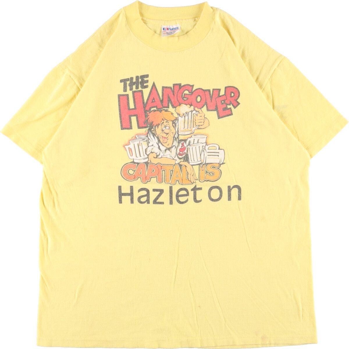 80年代ランク80年代 ヘインズ Hanes プリントTシャツ USA製 メンズM ヴィンテージ /eaa340153