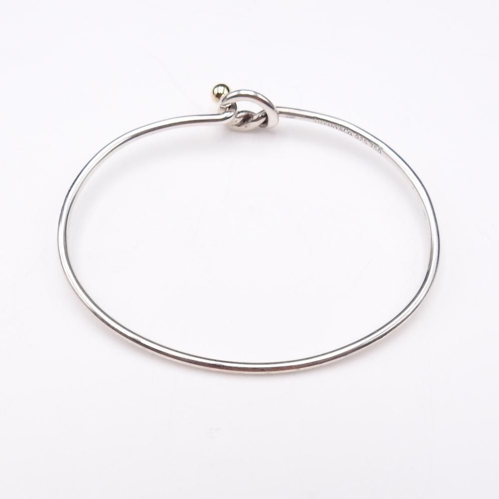 TIFFANY&CO. フラットワイヤー フック&アイ ハート バングル 希少な