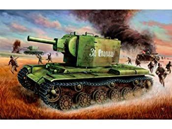 【】トランペッター 1/35 ソビエト KV-2重戦車 プラモデル