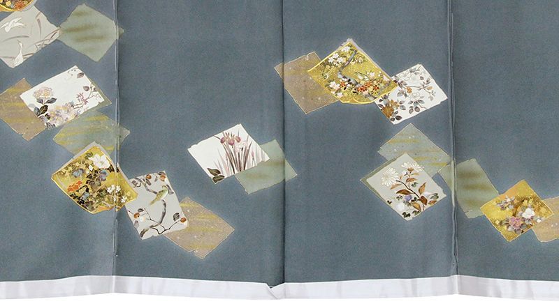 記念感謝祭【仕立無料】京友禅工芸士手描染、本金彩、焼箔、手