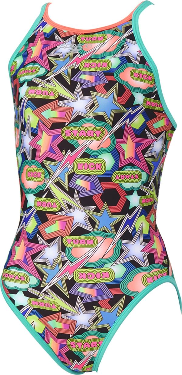 5営業日で発送 Speedo スピード SPARKLINGーB_T-SUIT STW02556 色 マルチ サイズ M