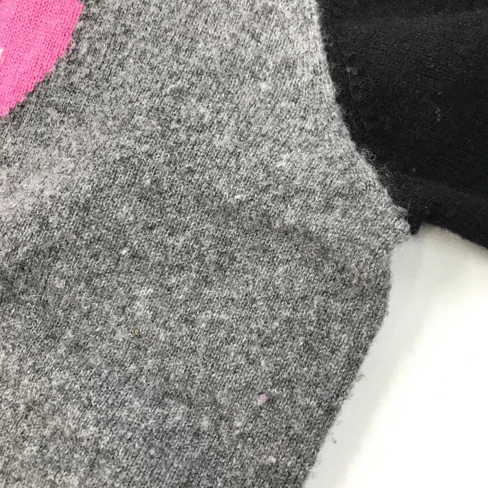 サイズ：46 MARK&amp;LONA マークアンドロナ  カシミヤ ニット セーター スカル柄 グレー系 [240101445476] ゴルフウェア メンズ ストスト サイズ：46 MARK&LONA マークアンドロナ カシミヤ ニット
