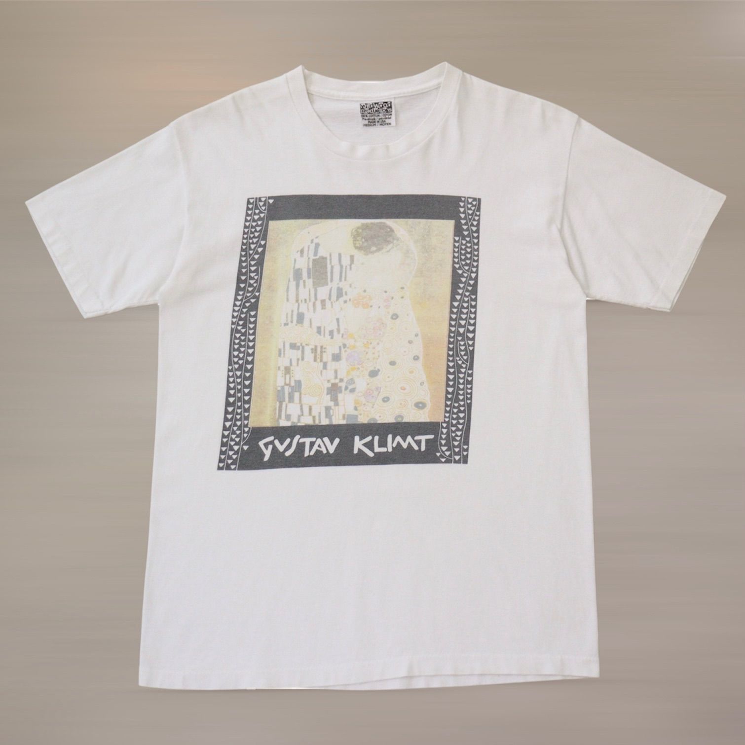 90s USA製ヴィンテージ　クリムト　アートTシャツ　Gustav Klimt 90s 90年代 グスタフ・クリムト クリムト 絵画 現代アート