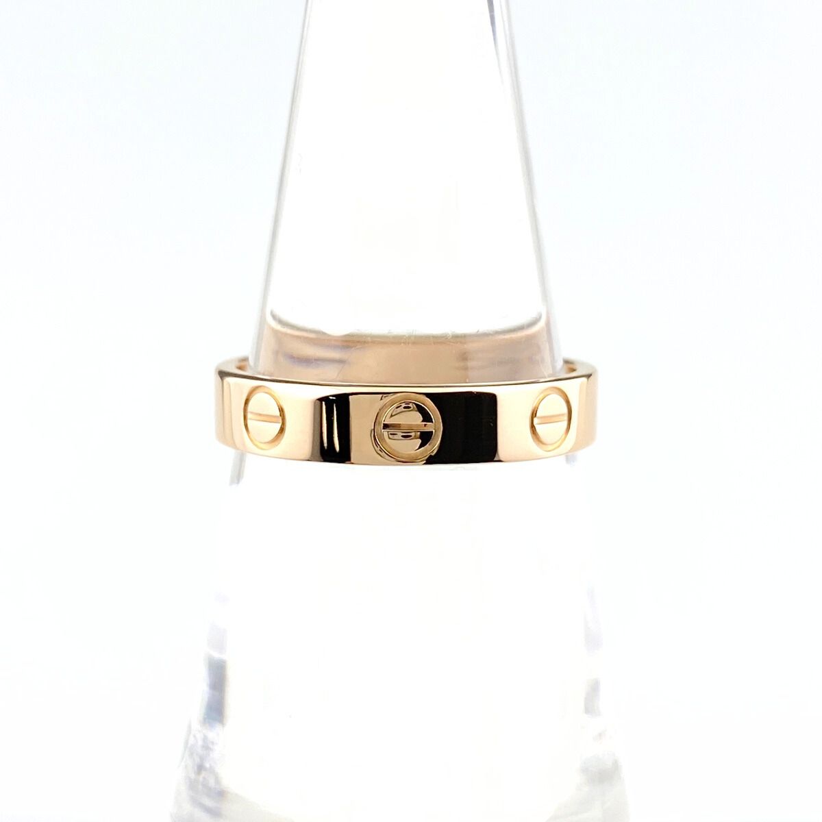 カルティエ CARTIER ミニ ラブ リング PG ピンクゴールド 指輪 リング 11号 750 レディース