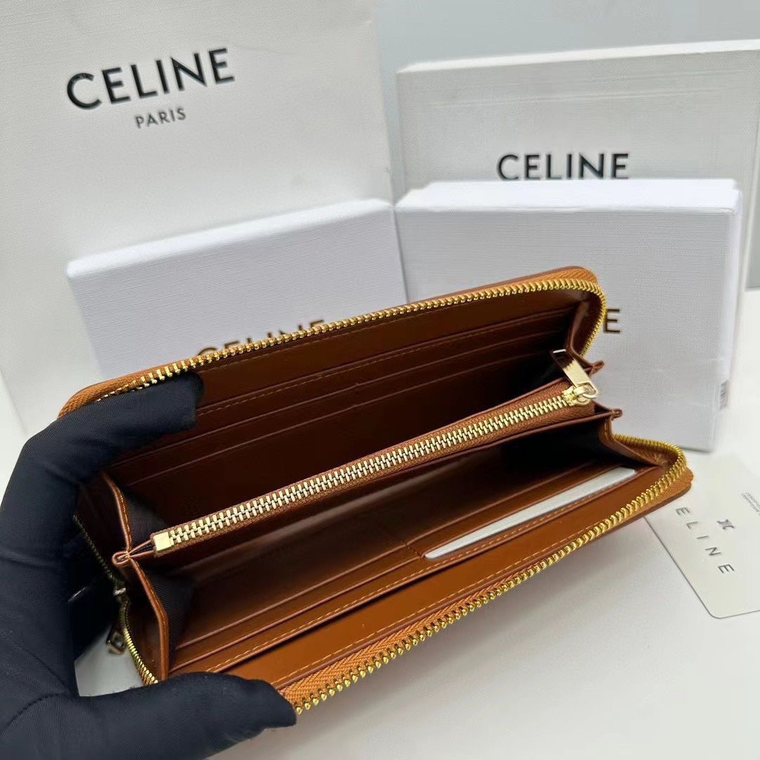 直営店‐CELINE‐ Triomphe ジップウォレット 口コミ・レビュー｜☆CELINE☆直営店買付☆上品 Large Zip