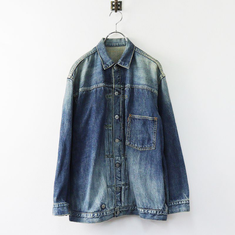 美品 アパルトモン L'Appartement シュタンバウム STAMMBAUM OVERSIZE DENIM JACKET S/ブルー  デニムジャケット【2400013790567】 - メルカリ