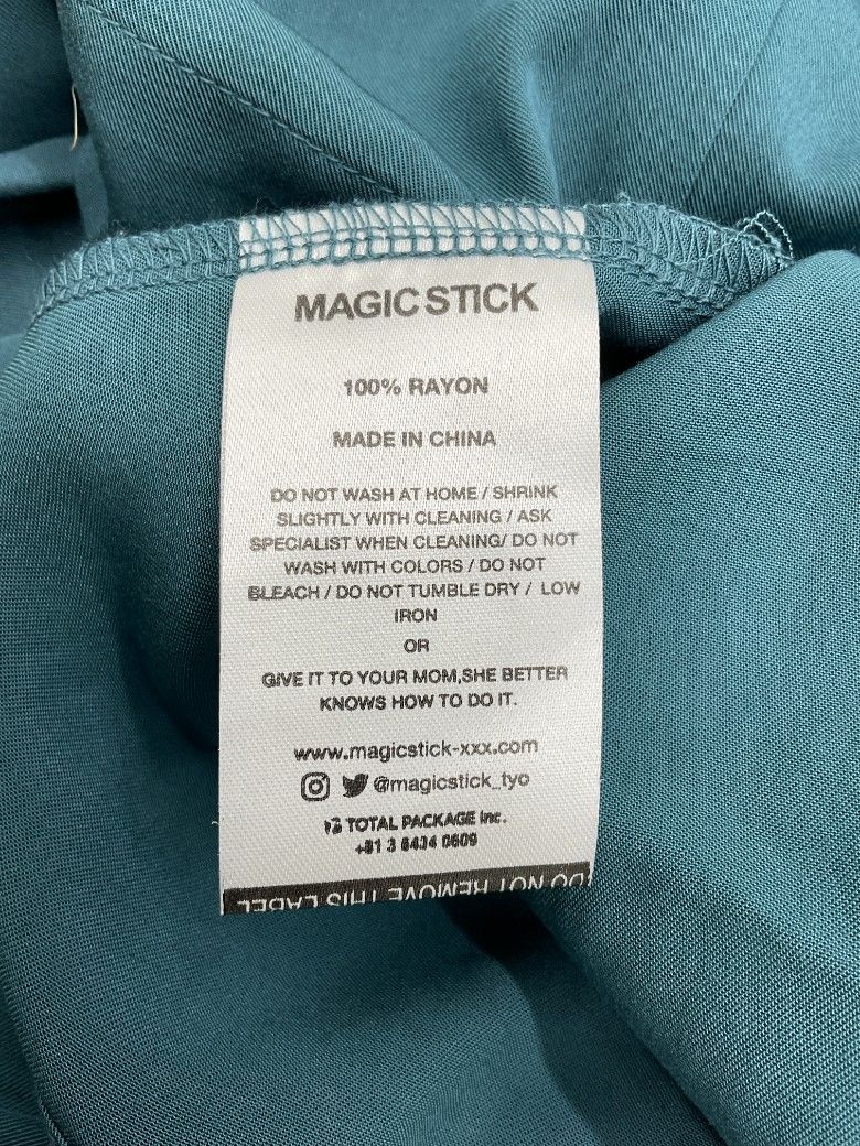 サイズXL【新品】MAGIC STICK ボーリングクラブシャツ GR 新品 MAGIC STICK マジックスティック XL エメラルド ボーリング